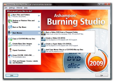 Download Ashampoo Burning Studio Advanced for free